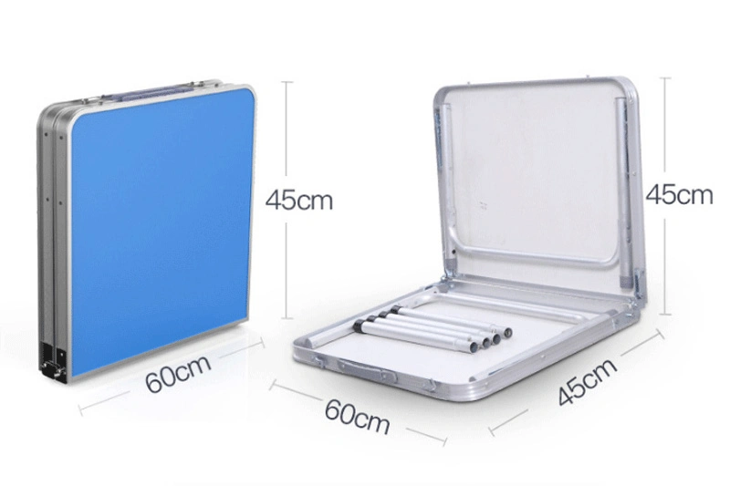 Cheap Utility Table Portable HDPE Folding Desk Outside Aluminum Camping Picnic Table