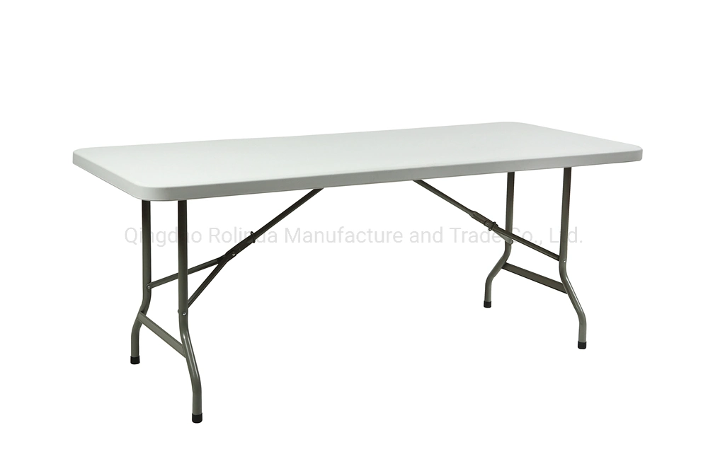 Common Use Hot Sale Outdoor Popular HDPE Plastic 5FT 60inch Round Folding Picnic Dining Table