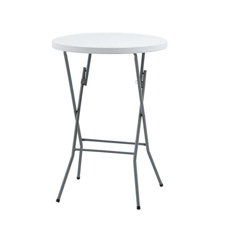 Wholesale Heavy Duty Wedding Banquet 32 Inch 80cm Tall Folding Cocktail Tables Plastic for Home