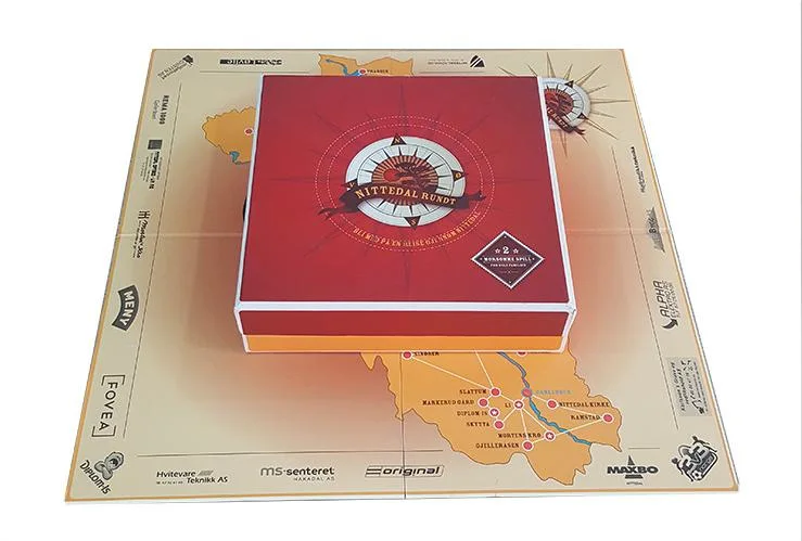 Custom High Quality Foldable Game Board for Adult Family Party Entertainment Boardgame with Box