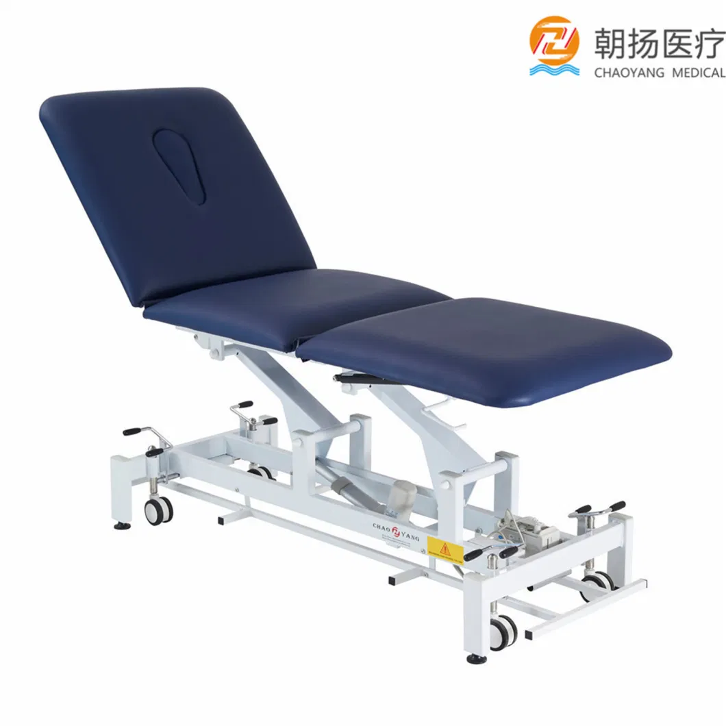 Hydro Therapy Massage Bed Portable Medical Examination Tables with Foot Bar System Treatment Bed for Physiotherapy Clinic