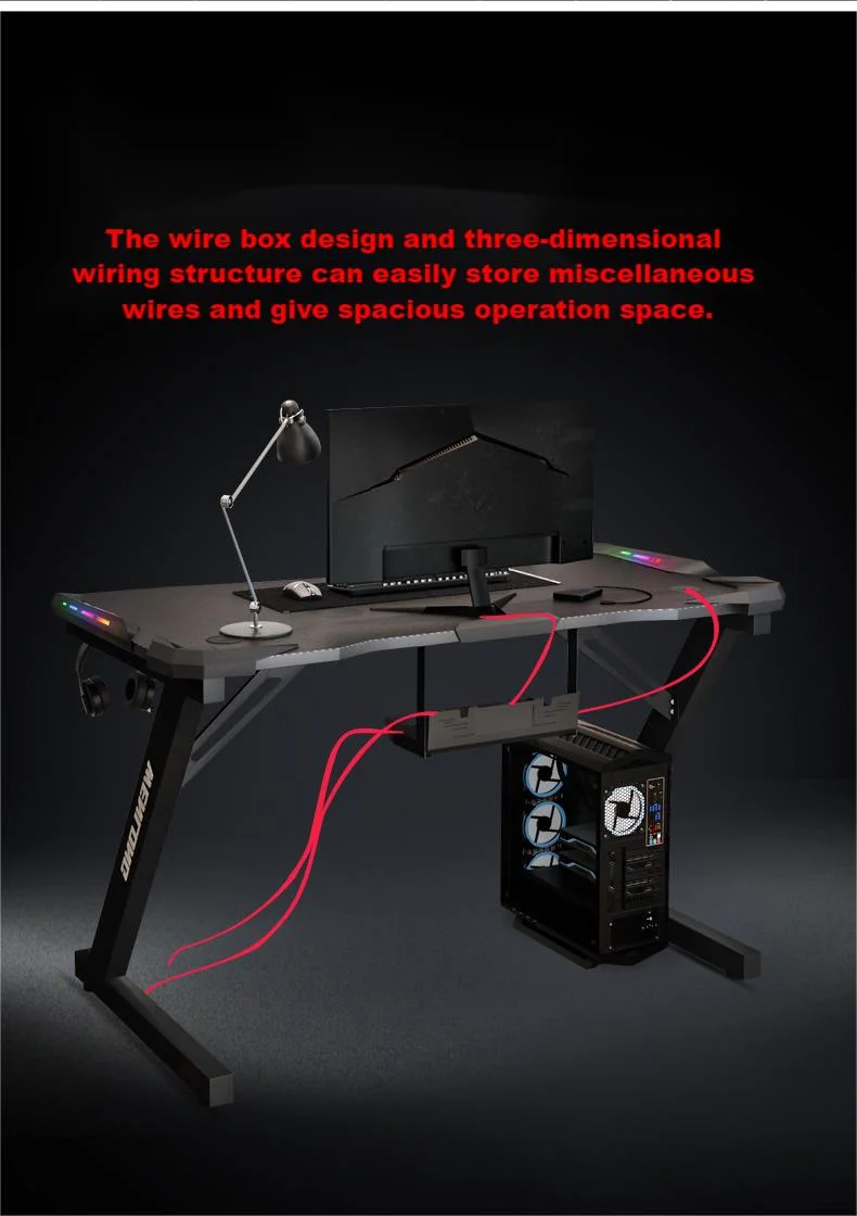 Free Sample Professional Gaming Table Computer Nice Design Gaming Chair PC Table