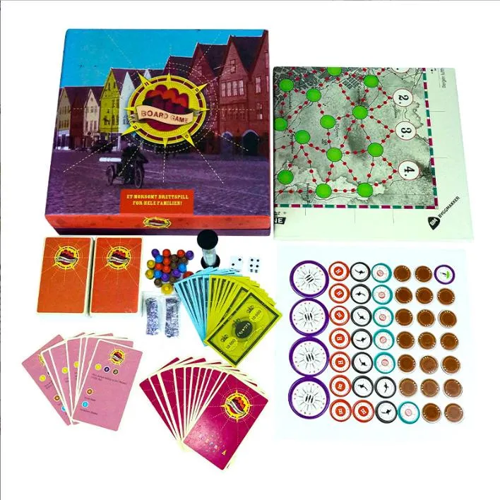 Manufacture Create Your Own Folding Blank Children Board Game Custom Board Game