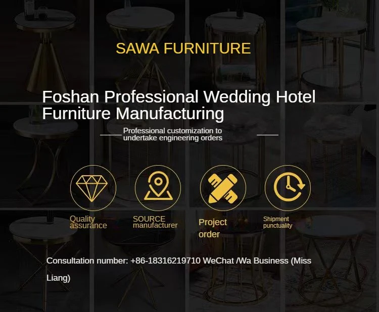 Fohsan Wholesale Round Plywood Folding Banquet Event Tables