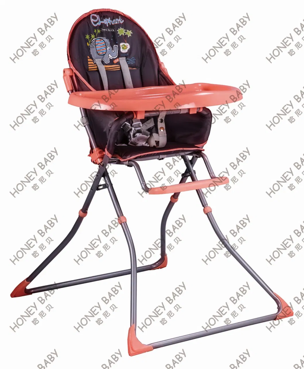 2022baby High Feeding Chair Portable Kids Table Foldable Dining Chair Adjustable Height