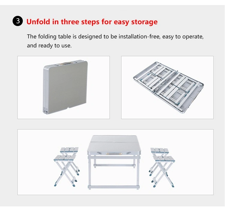 Lightweight Aluminum Alloy Folding Table for Sale