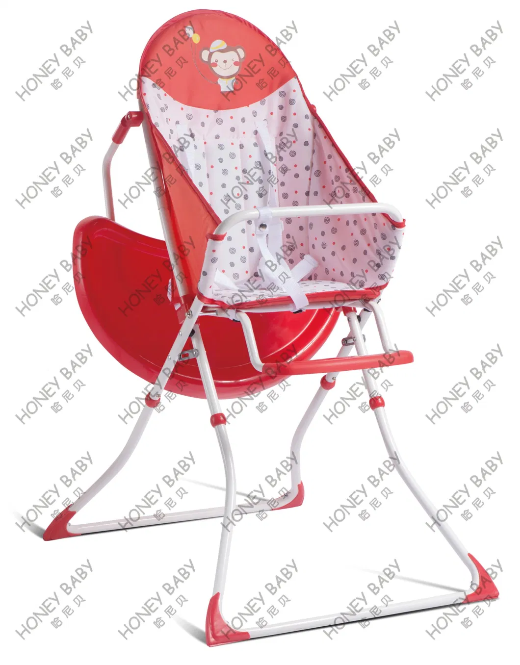 2022baby High Feeding Chair Portable Kids Table Foldable Dining Chair Adjustable Height
