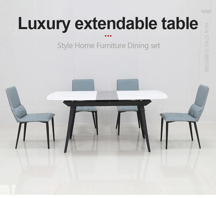 Wholesale Eco Friendly Home Furniture Italian Large 8 Seater Foldable Dining Table Extendable