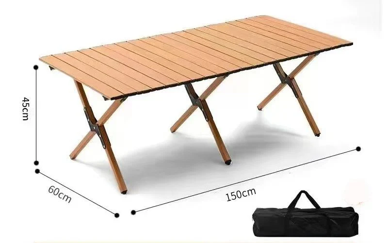 Garida Outdoor Camping Portable Aluminum Alloy Quick Mounting Lightweight Medium 64X60X38cm Folding Table