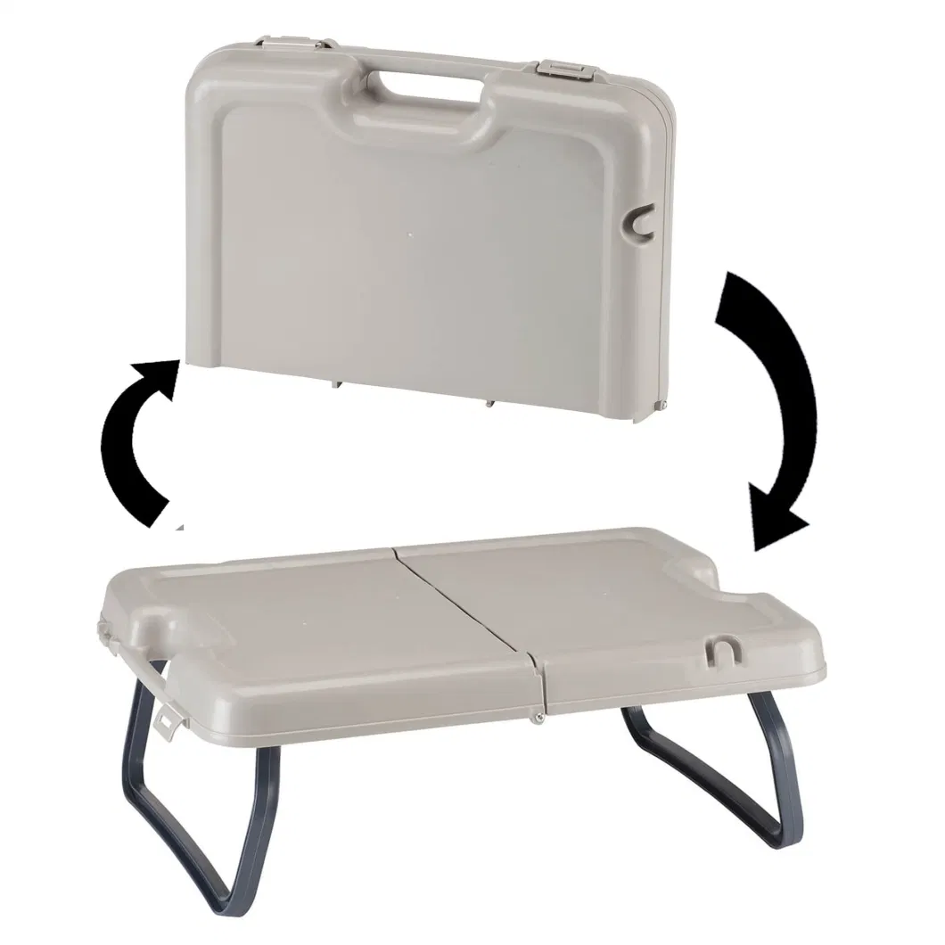 Custom Folding Table Storage Case Outdoor Popular Plastic Folding Picnic Dining Table