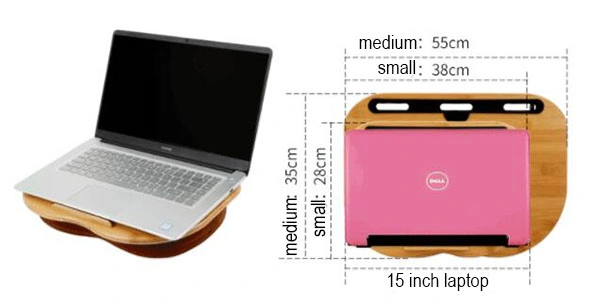 Portable Multifunctional Bamboo Folding Computer Table