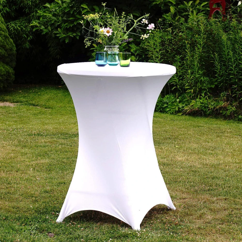 Wholesale 32&quot; White Party Cocktail High Height Round Plastic Bar Folding Table for Events