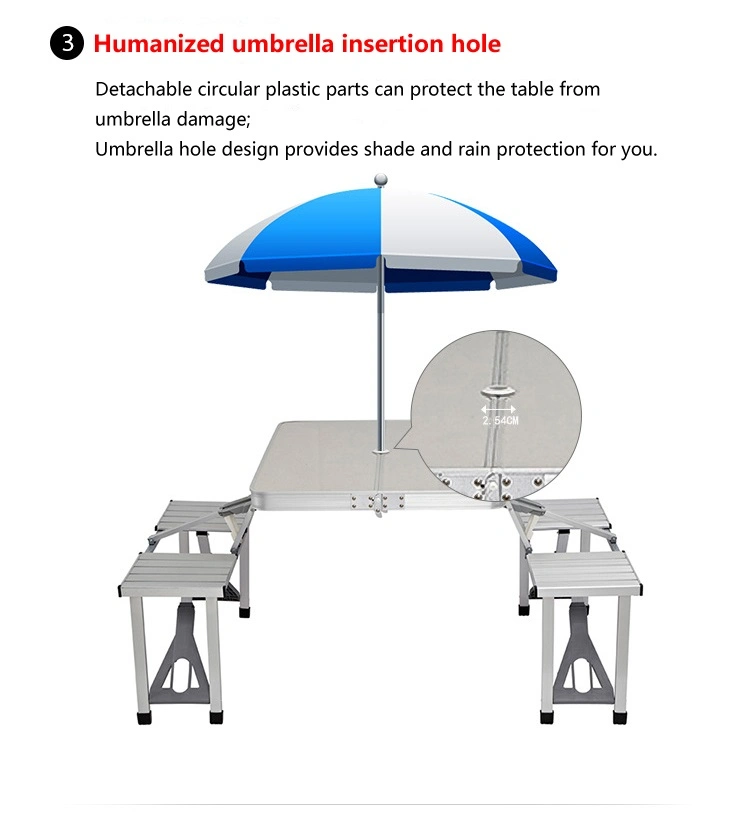 Table Portable Light Luxury Folding Camping Table