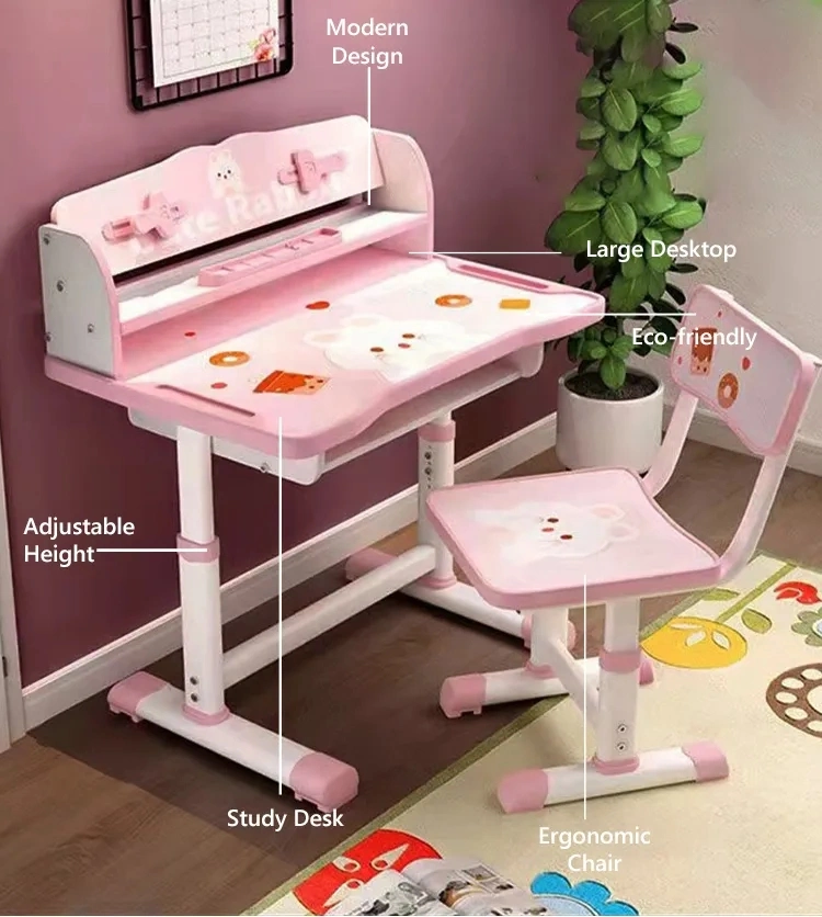 Wholesale Modern Design Foldable Children Study Table for Kids