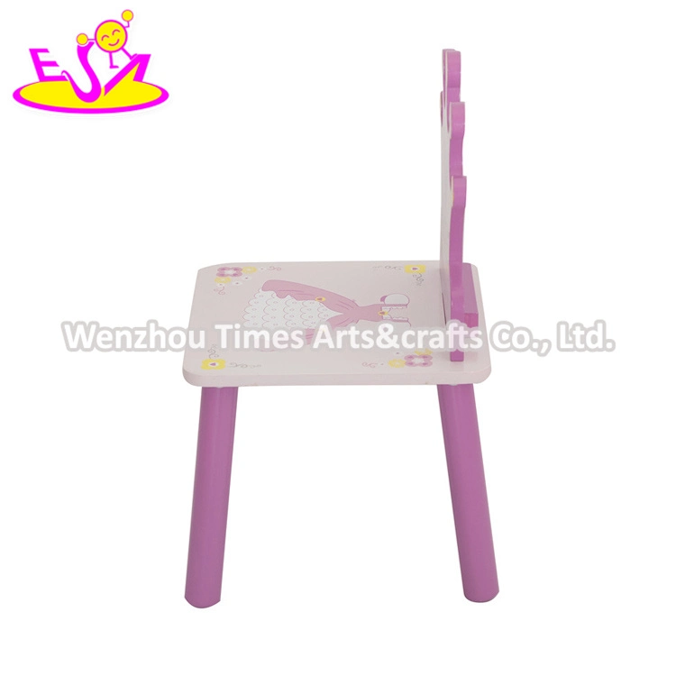 New Design Princess Wooden Children Desk and Chair Set for Girls W08g247