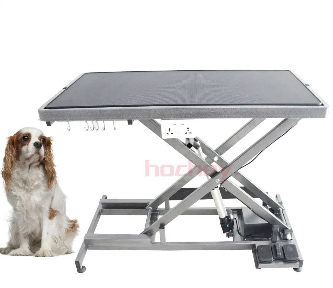Mt Medical Trimming Foldable Electric Grooming Table for Large Dogs with Socket