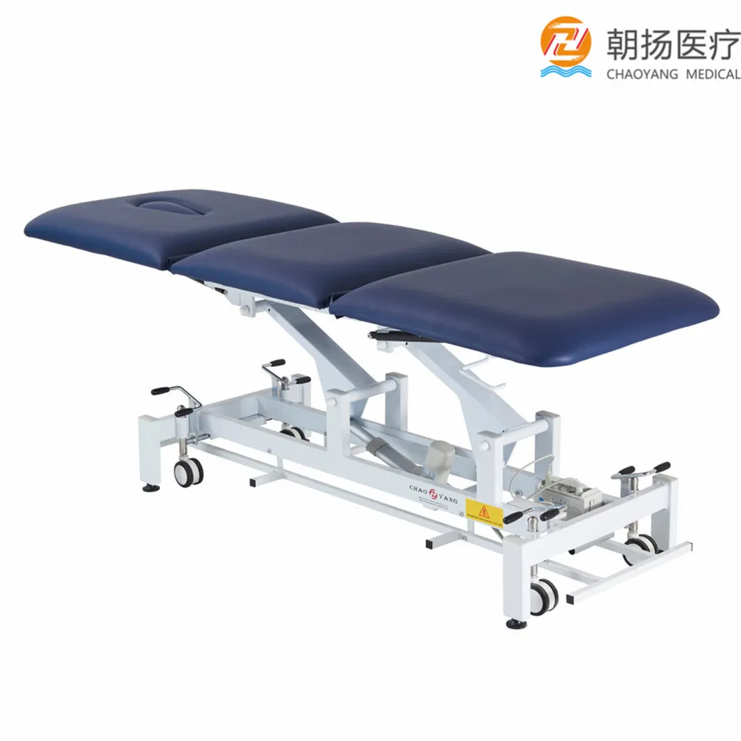 Hydro Therapy Massage Bed Portable Medical Examination Tables with Foot Bar System Treatment Bed for Physiotherapy Clinic