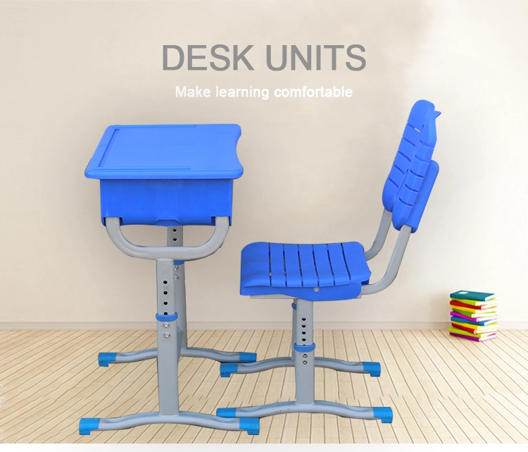 School Furniture Student Table with Chair Training Folding Study