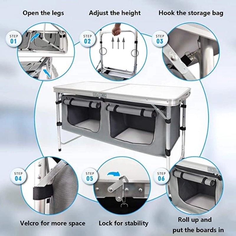 Wholesale Foldable and Portable Outdoor Camping Tables Chairs and Dining Tables