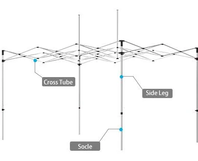 Custom 3X3m 3X4.5m 3X6m Top Roof Printing Folding Waterproof Heavy Duty Aluminum Pop up Canopy Tent for Outdoor Advertising