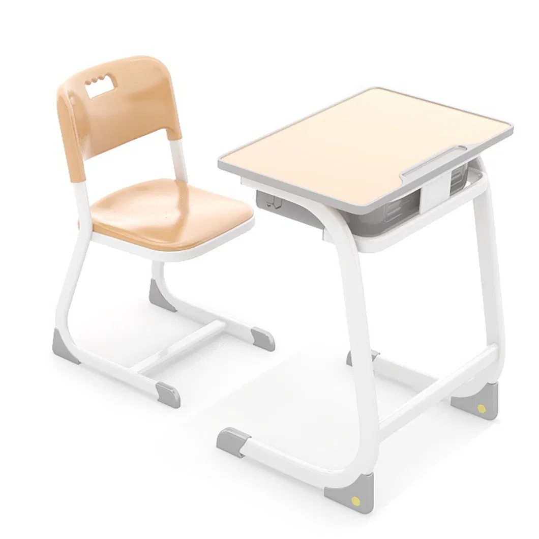 High Quality Plastic Foldable Chair Kid Student Furniture Educational Study Table Chair