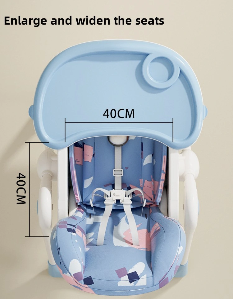 Portable Kids Table Foldable Dining Chair Adjustable Height