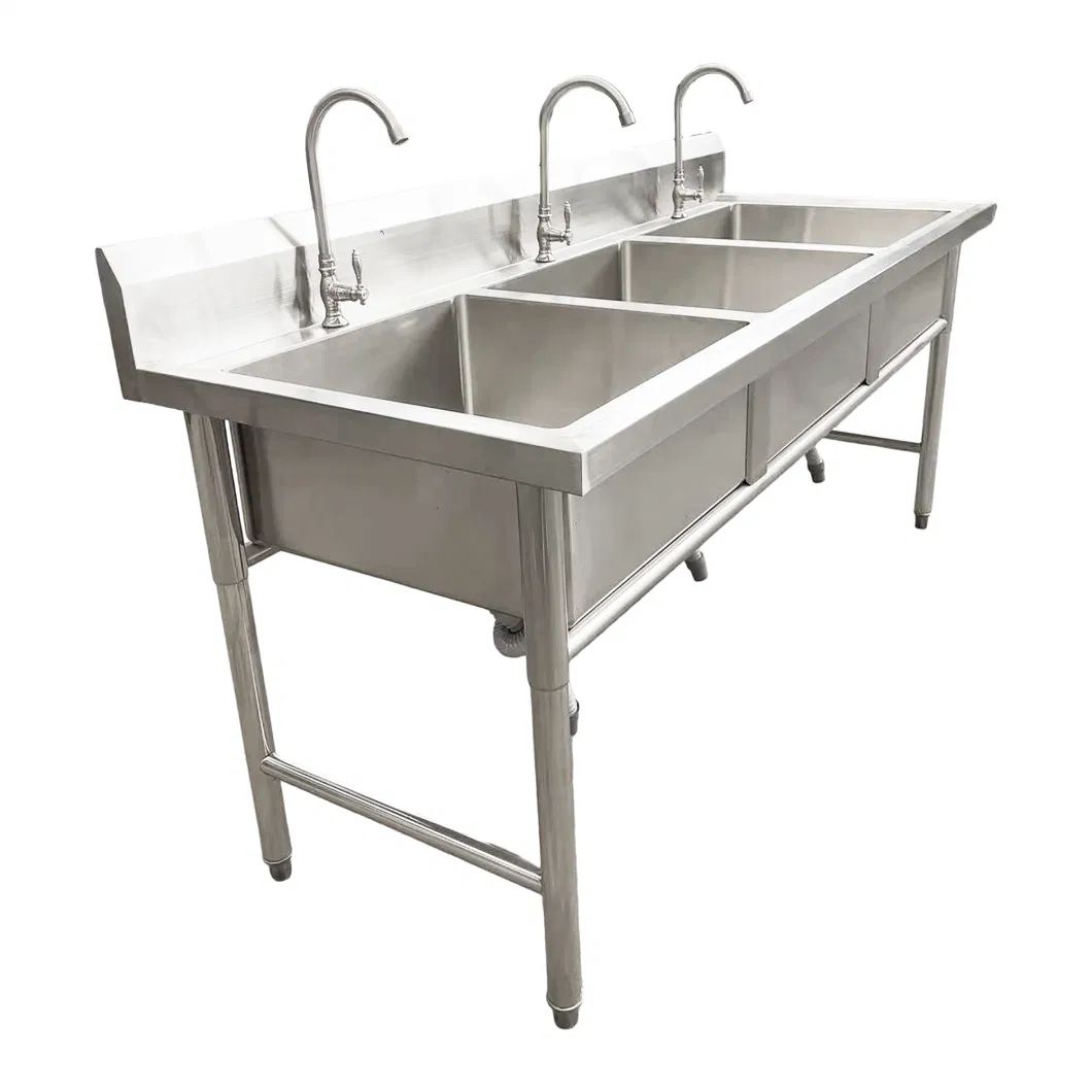 Double Layers Stainless Steel Folding Work Table with Under Shelf for Kitchen