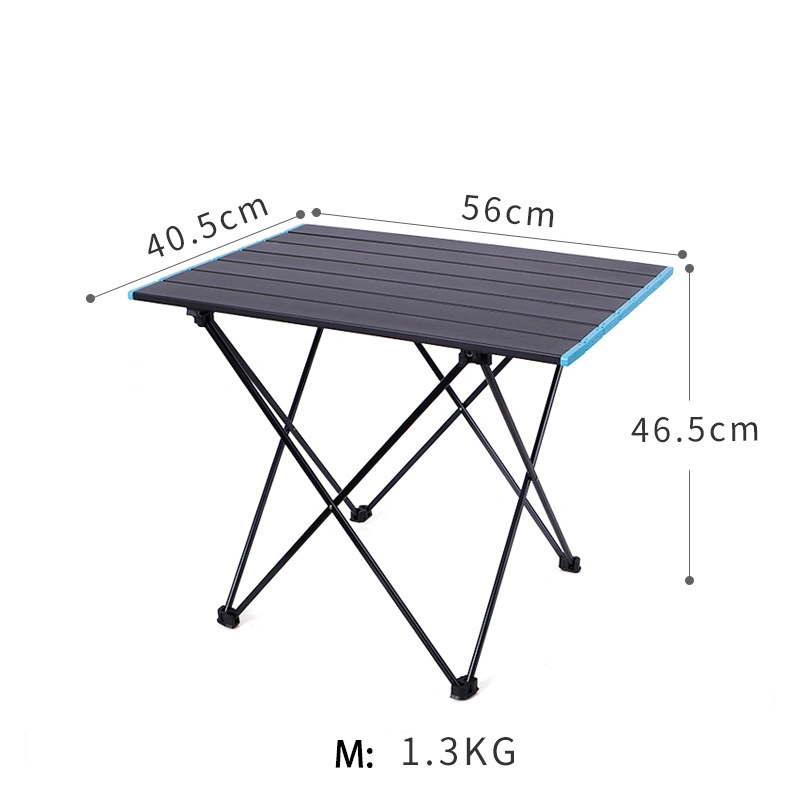 Foldable Table, Aluminum Alloy Table Foldable Desk Table Outdoor Camping Wyz16064