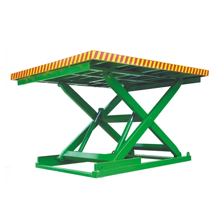 1000kg 4-18m Trail-Type Small Folding Scissor Lift Mobile Hydraulic Electric Semi-Automatic Scissor Lift Tables