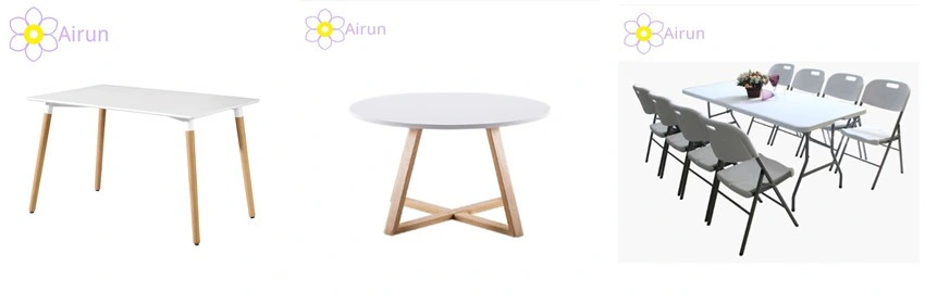 Hot Sale Outdoor White Square HDPE Plastic Folding Table