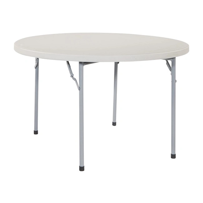 60 Inch High Quality Stackable Folding Metal Leg Plastic Banquet Round Tables