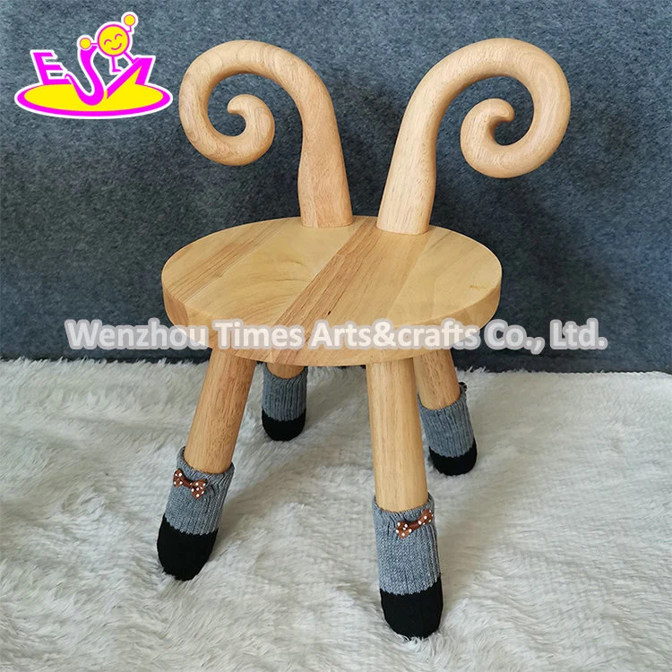 2021 New Cute Cartoon Costomized Morden Design Wooden Chair for Kids W08g313