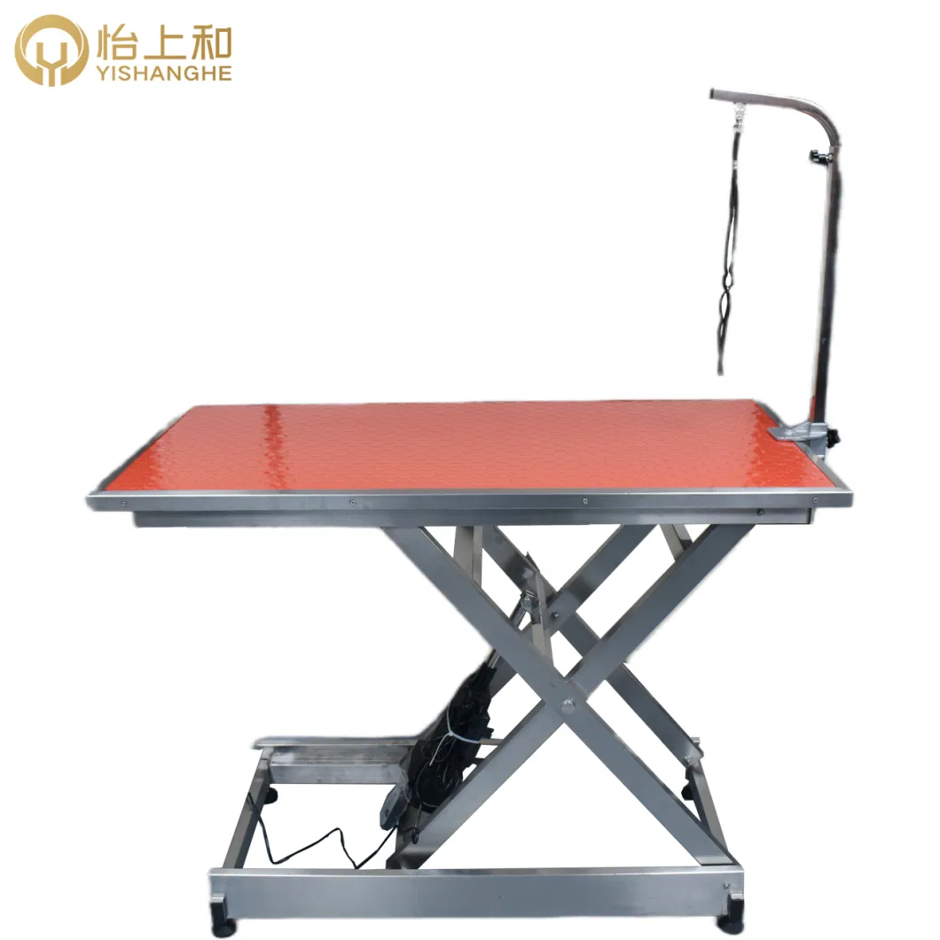 Adjustable Hydraulic Dog Grooming Table Electric Large Folding Beauty Table