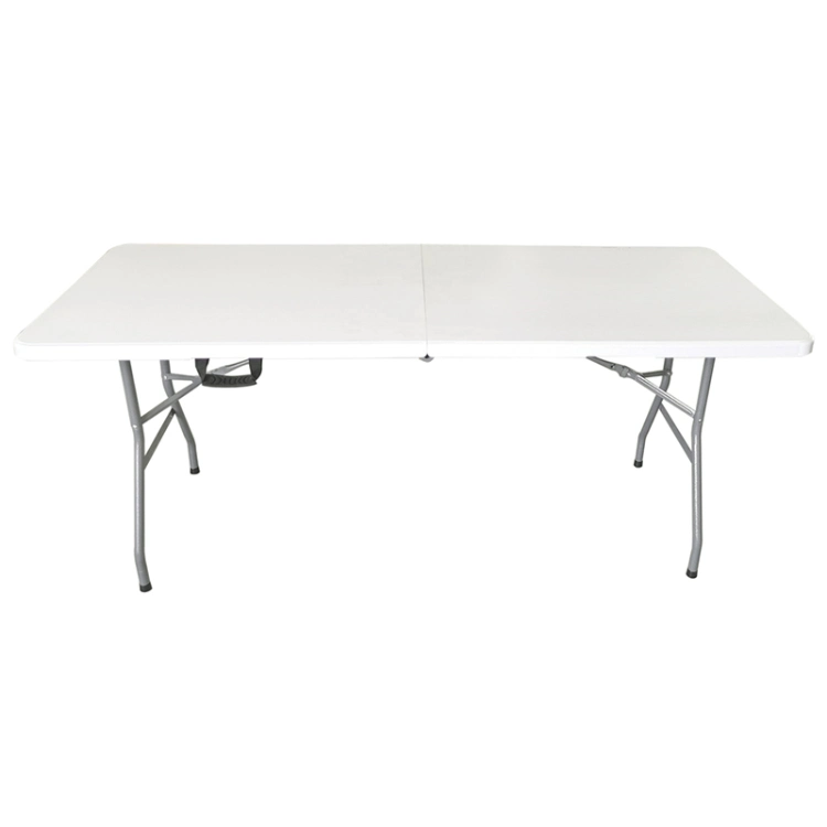 6 FT Portable Folding Table Outdoor Picnic Plastic Camping Dining Party Indoor Centerfold