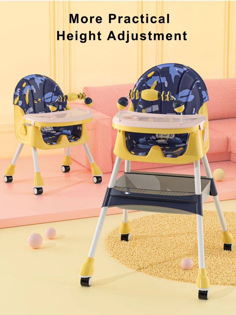 Baby High Feeding Chair Portable Kids Table Foldable Dining Chair