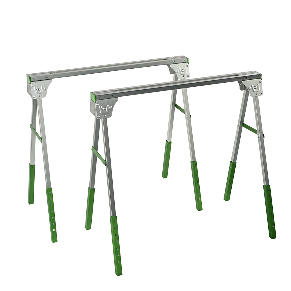 Wholesale portable 4 Foot Adjustable Height Folding Wood Work Sawhorse