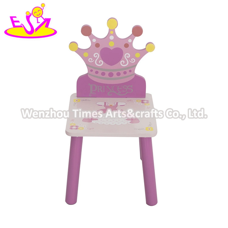 New Design Princess Wooden Children Desk and Chair Set for Girls W08g247
