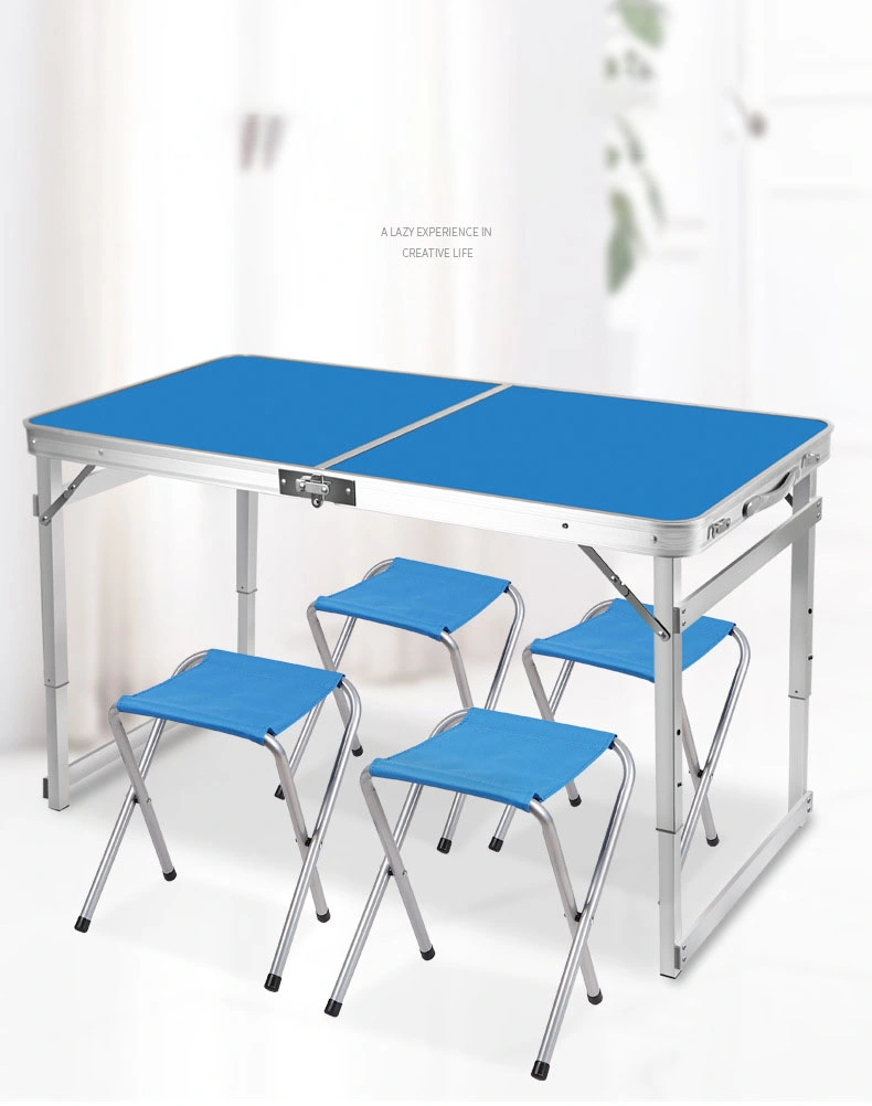 Outdoor Folding Table Aluminum Alloy Folding Table and Chair Portable Stall Table Foldable Table Exhibition Industry Publicity Picnic Table