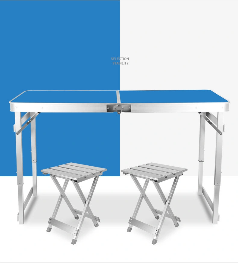 Outdoor Folding Table Aluminum Alloy Folding Table and Chair Portable Stall Table Foldable Table Exhibition Industry Publicity Picnic Table