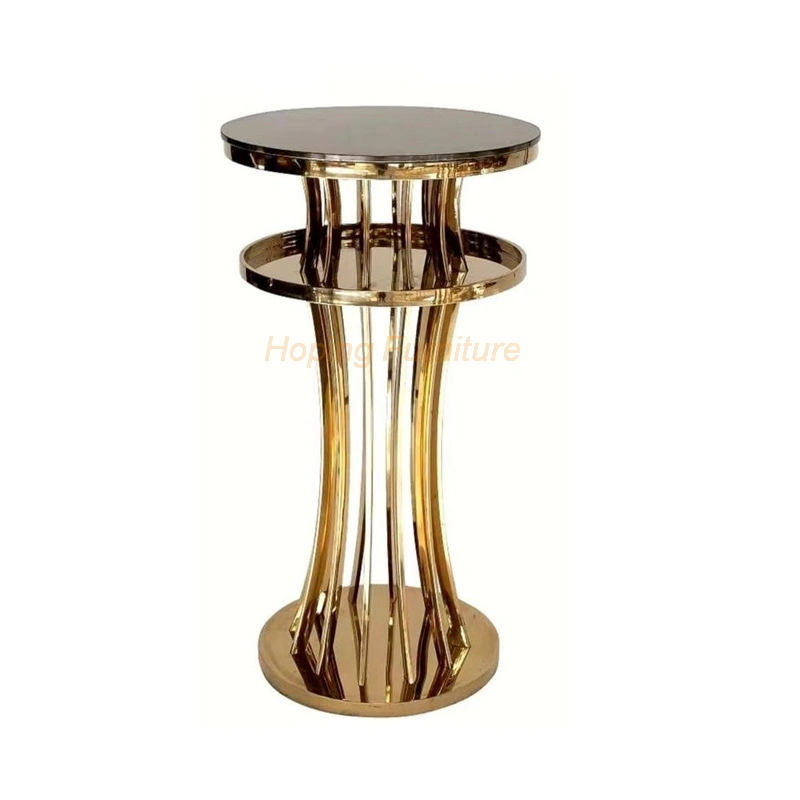 Wholesale Folding Bar Table High Table with Plastic Top and Steel Legs Cocktail Bar Table