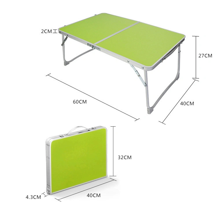 Portable Outdoor Camping Large Bed Tray Foldable Laptop Desk Laptop Computer Table