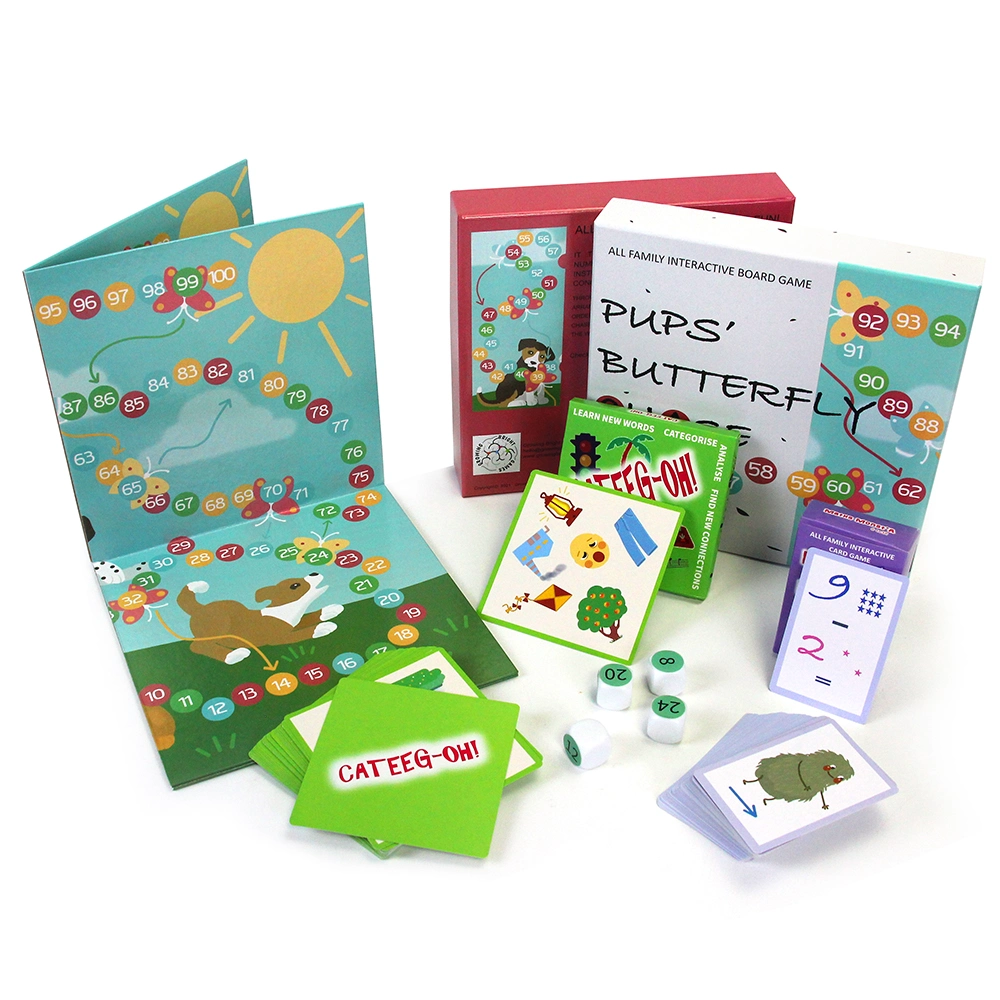 New Family Kids Party Foldable Memory Card Game Box Set Custom Printing Paper Plastic Table Board Games Adults Travelling Playing Cards Play Fun Board Game