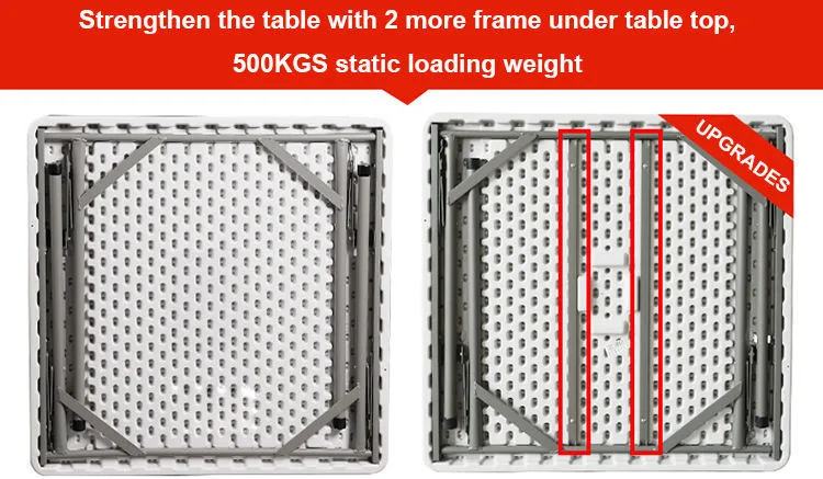 Plastic Folding Table Square Table