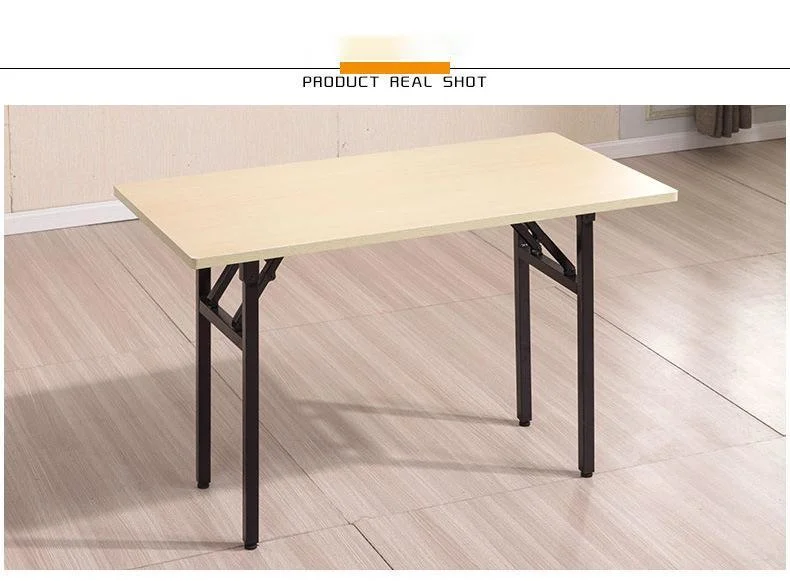 Wholesale Hotel Furniture Outdoor Event Used Metal Frame Wood Folding Table