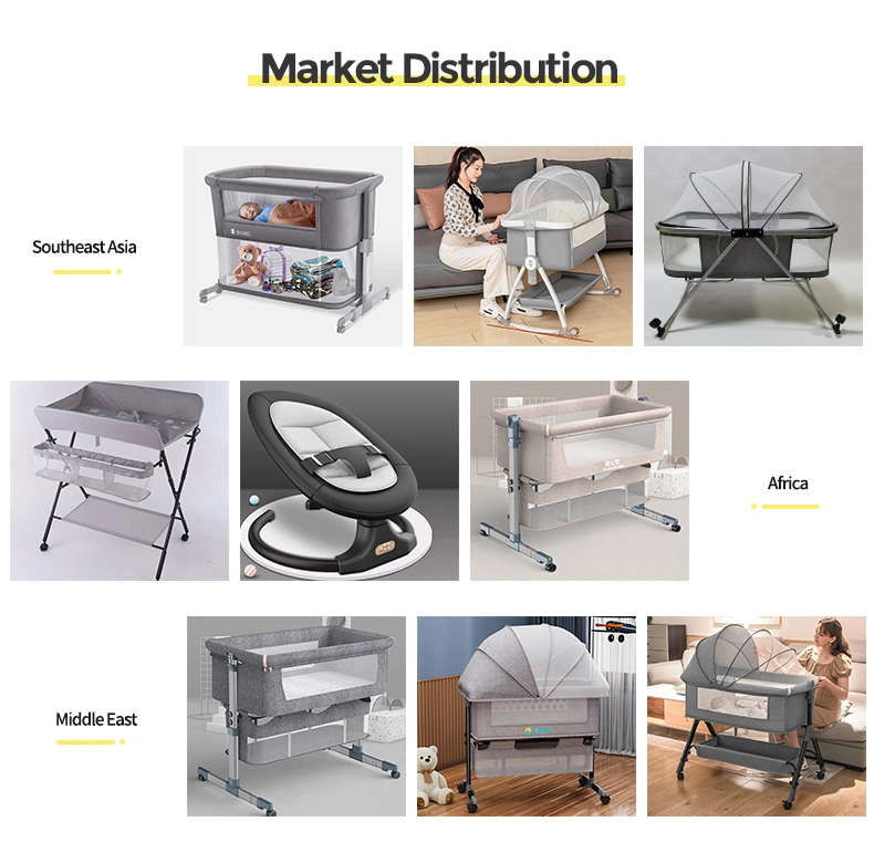 Foldable Baby Diaper Table Folding Portable Changing Table with Wheels