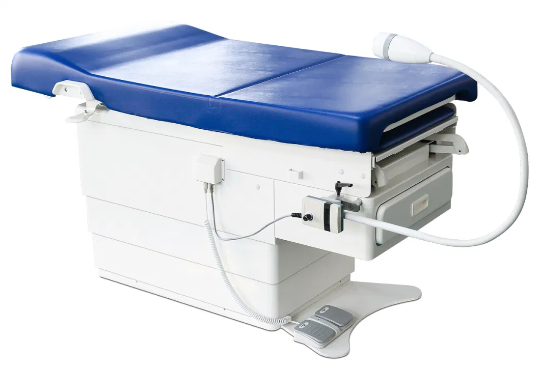 Hospital Medical Power Hi-Low Gynecology Treatment Exam Table for Woman Using