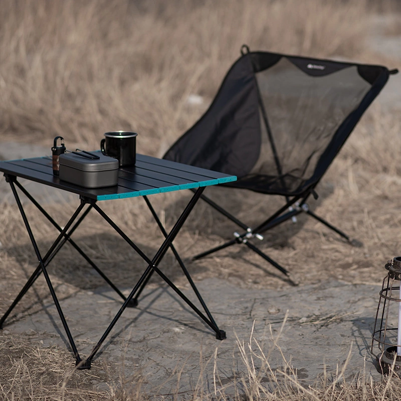 Foldable Table, Aluminum Alloy Table Foldable Desk Table Outdoor Camping Wyz16064