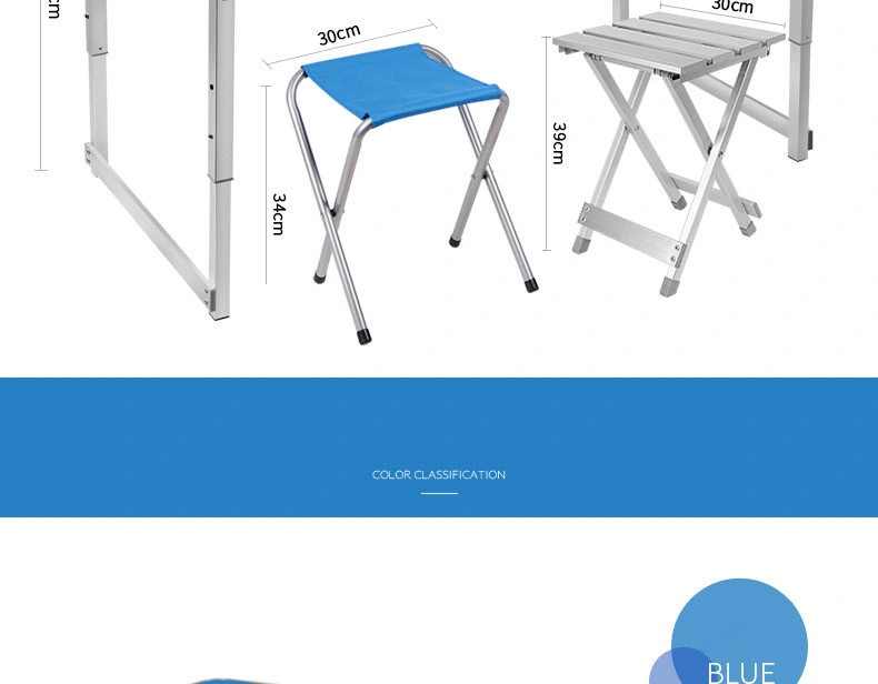 Outdoor Folding Table Aluminum Alloy Folding Table and Chair Portable Stall Table Foldable Table Exhibition Industry Publicity Picnic Table