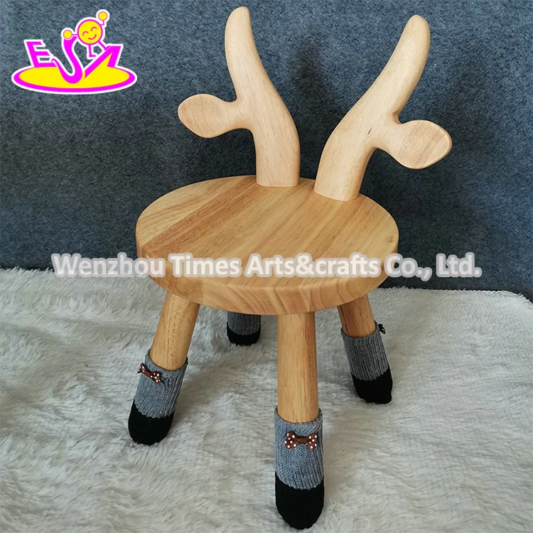 2021 New Cute Cartoon Costomized Morden Design Wooden Chair for Kids W08g313