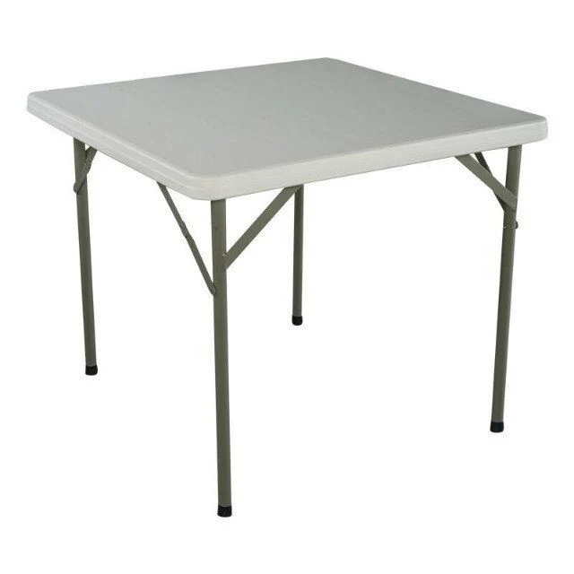 Wholesale Hotel Renctangle Indoor Metal Square Banquet Restaurant Folding Table